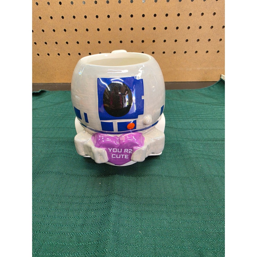 Zak Star Wars R2-D2 You R2 Cute Iridescent Ceramic 3D Sculpted Coffee Mug